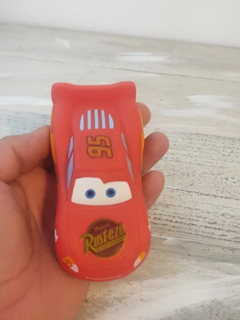 Disney Cars Lightening McQueen 95 Plastic Vinyl Toy Car